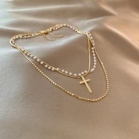 korean version of the trendy fashion titanium steel necklace female retro sex heart clavicle chain pendant jewelry gift