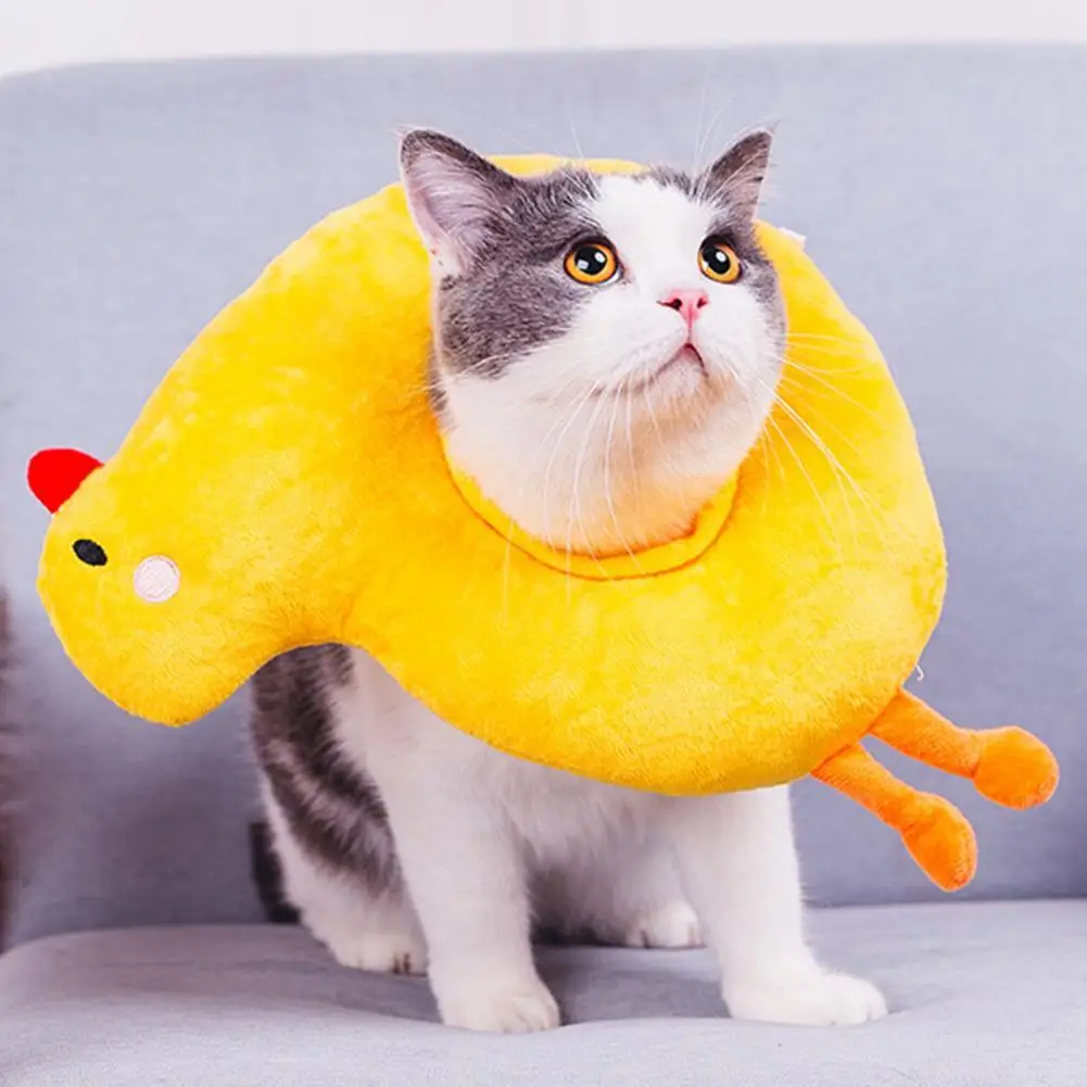 

Pet Protective Collar Polyester Pet Recovery Collar Wear-resistant Comfortable Durable Lovely Shape Pet Dog Cat Corn Collar