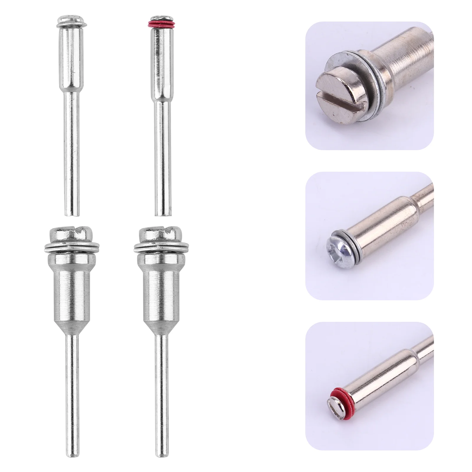 

26 Pcs Premium Cut-off Wheel Screw Mandrel Set Screw Mandrel for Rotary Tools