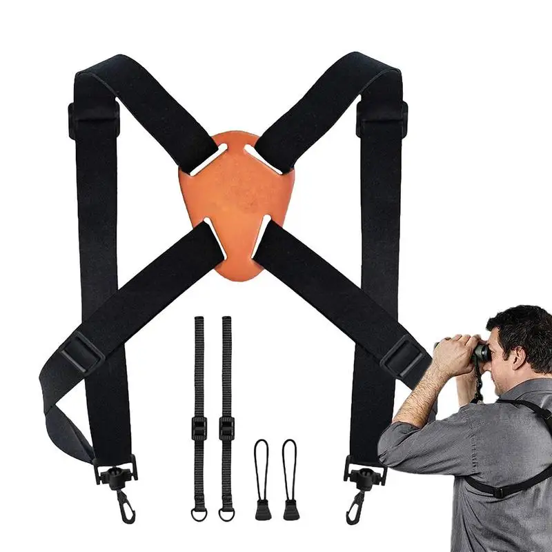 

Camera Harness Adjustable Cross Harness For Binocular Safe And Universal For Golfers Hunters Photographers Hunting Birding