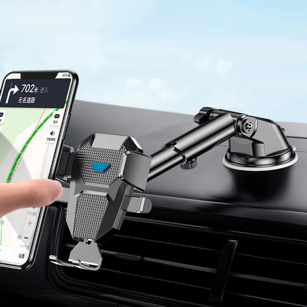 Universal Car Phone Holder Mobile Phone Dashboard Mount Stand In Car Windshield Cell GPS Support For IPhone 13 Xiaomi Huawei