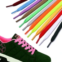 pair multi color shoelaces canvas flat shoe strings martin boots sport shoes accessories children and adults for lazy laces