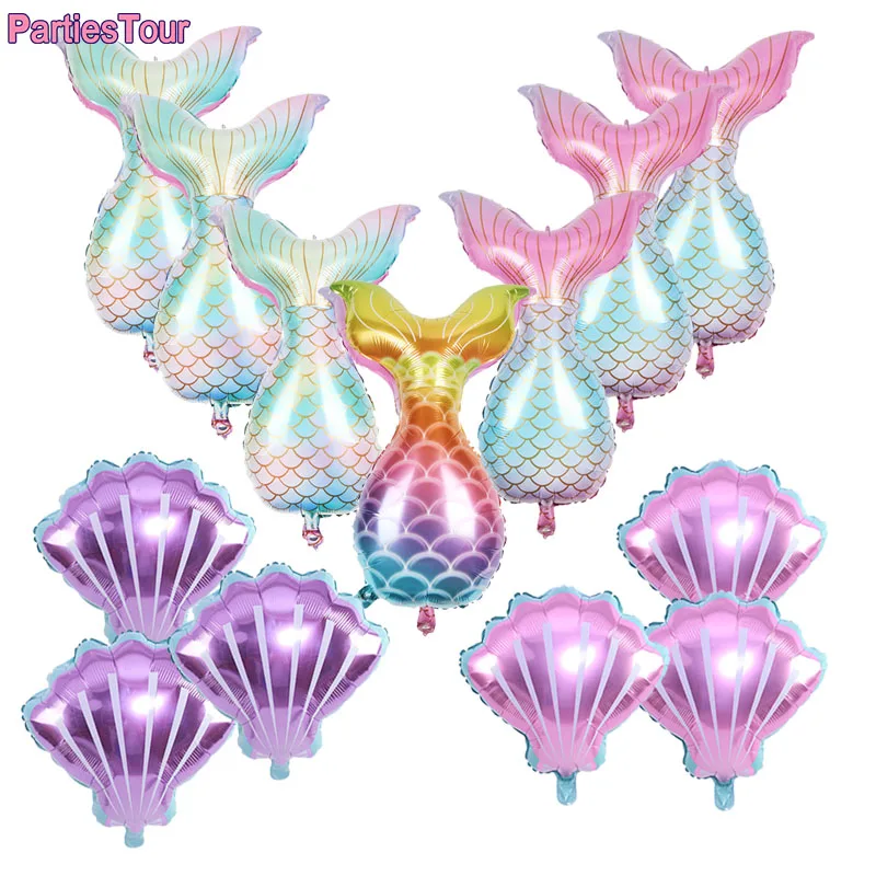 

Воздушные шары с хвостом русалки