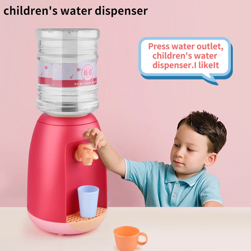 39 см мини-диспенсер для воды с имитацией KidsToy, настоящая вода, Монтессори, развивающая игрушка для кухни, игрушка для детей, подарки на день р...