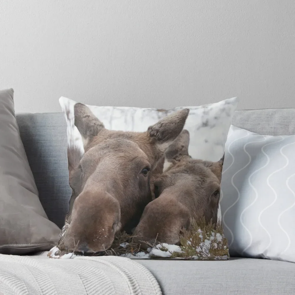 Рождественская Подушка с лосями Набор наволочек рождественские украшения для