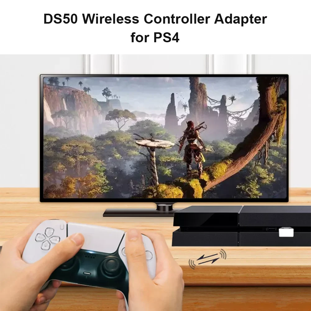 DS50 конвертер геймпада приемник для PS5 PS4 PS3 Xbox NS Pro Bluetooth-совместимый контроллер