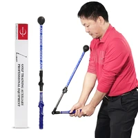 golf swing exerciserfolding golf swing trainer stick posture corrector practice swing trainer upgrade golf supplies gift box
