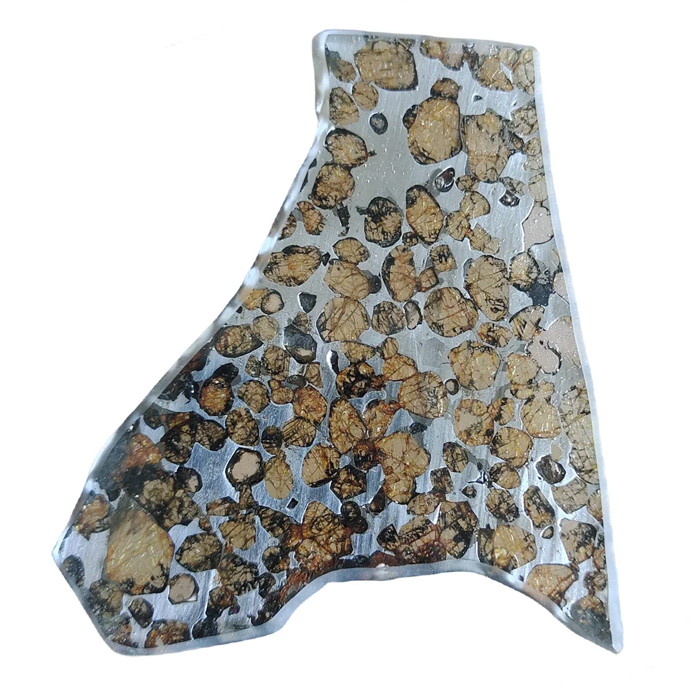 

Серия 37,2 г, натуральные хлопья оливина, метеорита, паллазит, оливин, метеорит, образец материала, метеорит, коллекция-QA348