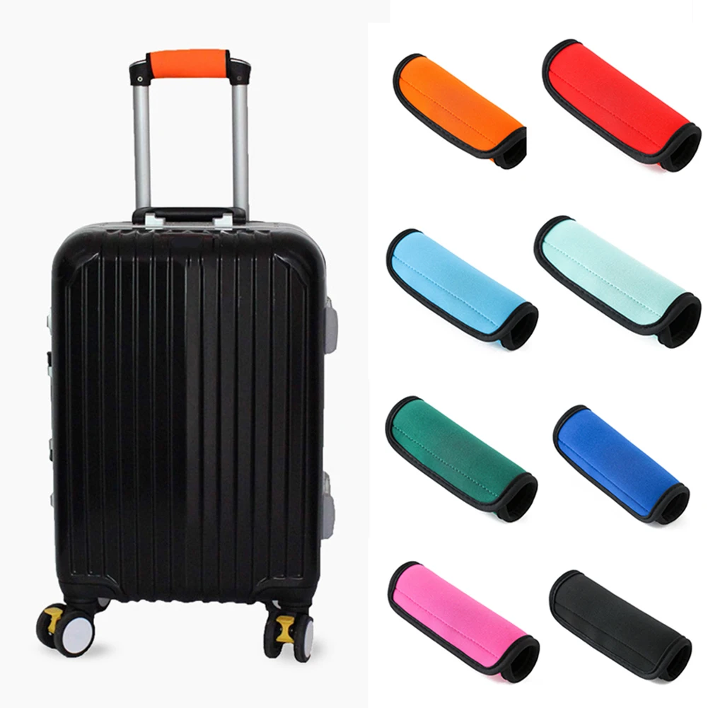 

1PC Rubber Anti-strap Soft Suitcase Grip Protective Bag Handle Anti-stroke Stroller Shoulder Strap Pad Cover Bag Accessory