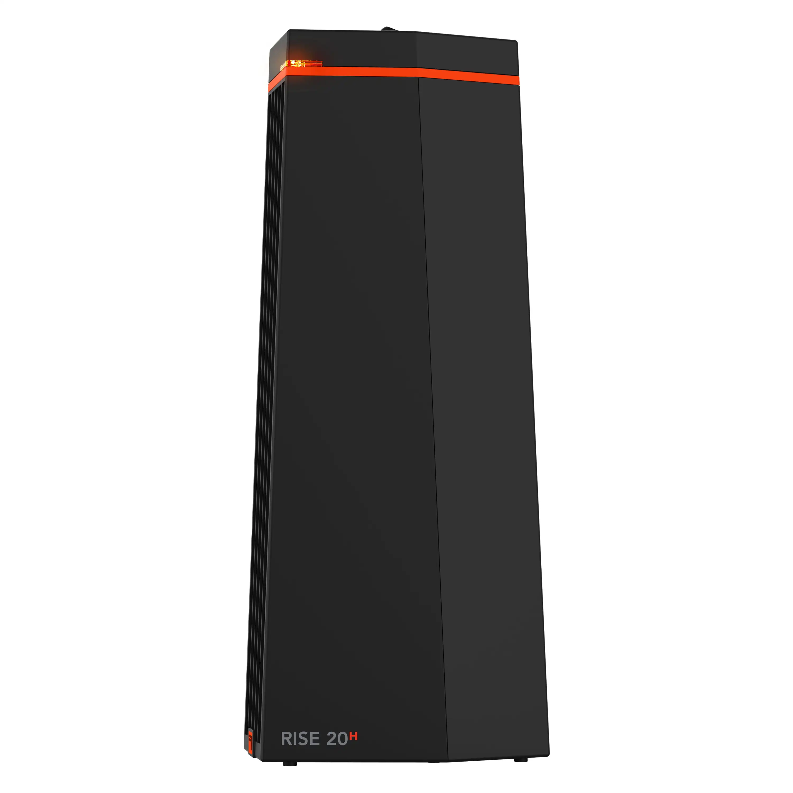 Rise 20H Indoor Tower Heater, 3 Heat Settings, Black