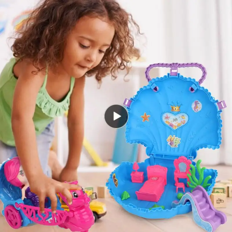 

Детская игрушка для ролевых игр Fuuny, игрушечный домик для хранения, детская игрушка для девочек, подарок для девочек, подарок для маленьких девочек, детские игрушки
