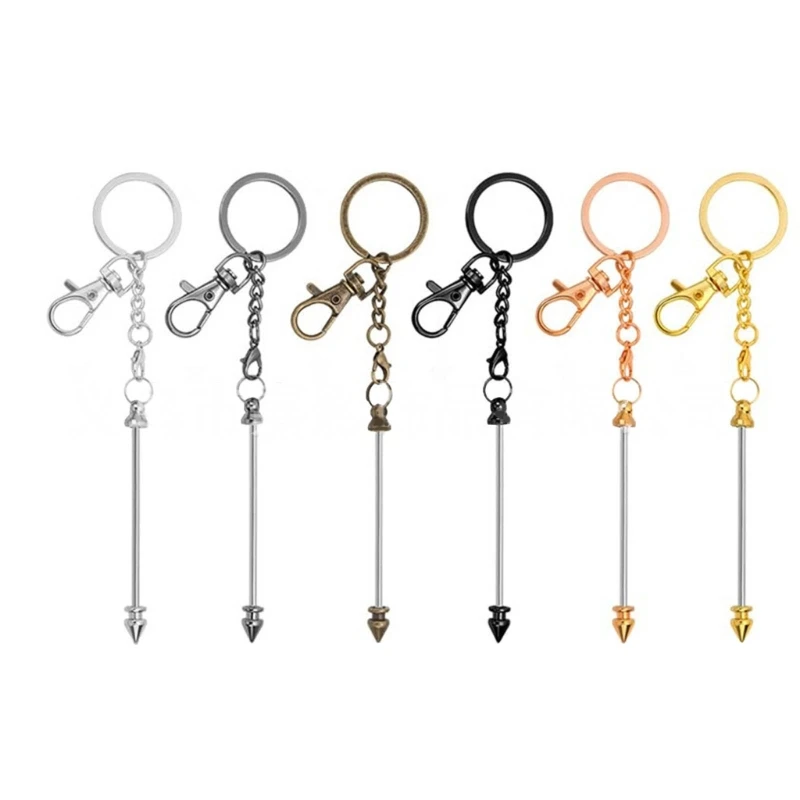 

Rod Blanks for DIY Keychain Metal Head Key Rings Lobster Clasp Phonechain 40GB
