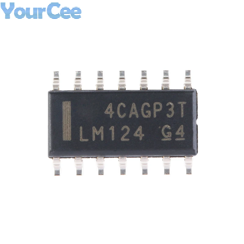 5 шт. LM124 LM124DR SOIC-14 четыре чипа операционного усилителя