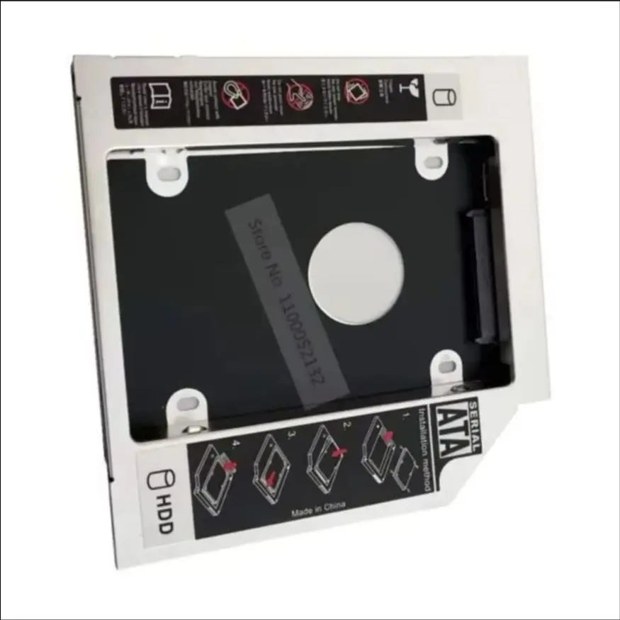 Фото Кронштейн-адаптер (кэди) для 2-го 2.5-дюймового HDD/SSD в отсек оптического привода 12.7 мм для Fujitsu T4410 T4310 T731 E752 E782 AH512 Celsius H270 H710 H720 №4