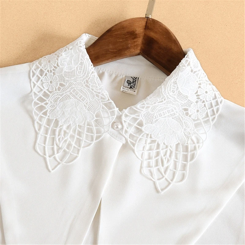 

False Blouse Collar Long Women False Collar Half Shirt Detachable Sweater Collar