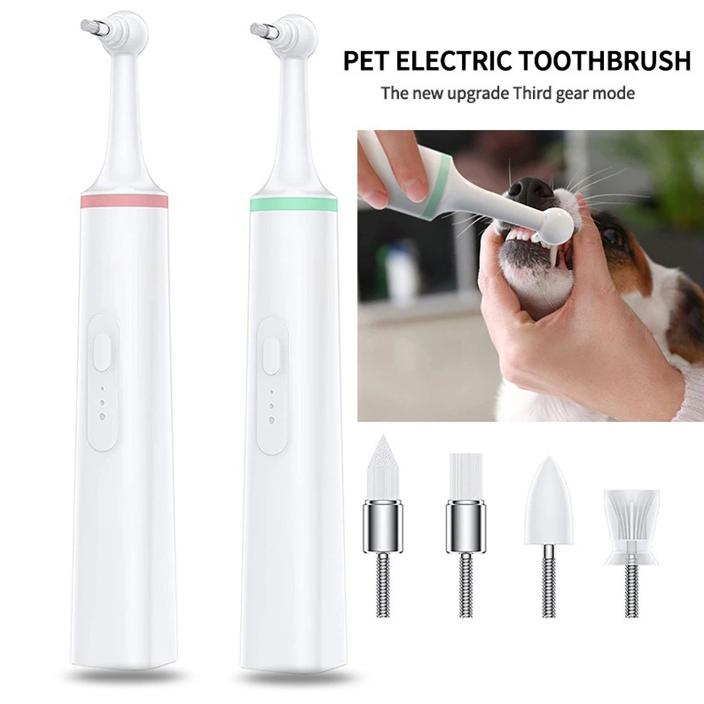 

Pet Electric Toothbrush USB Powered Battery-powered Tartar Teeth Plaque Removal Silicone Tooth Brus