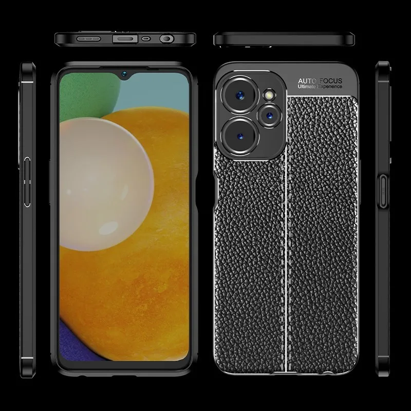 For Realme 9i 5G Case for Realme 9i 5G cover Shockproof TPU Bumper Soft Silicone Leather shield Back Cover For Realme 9i 5G