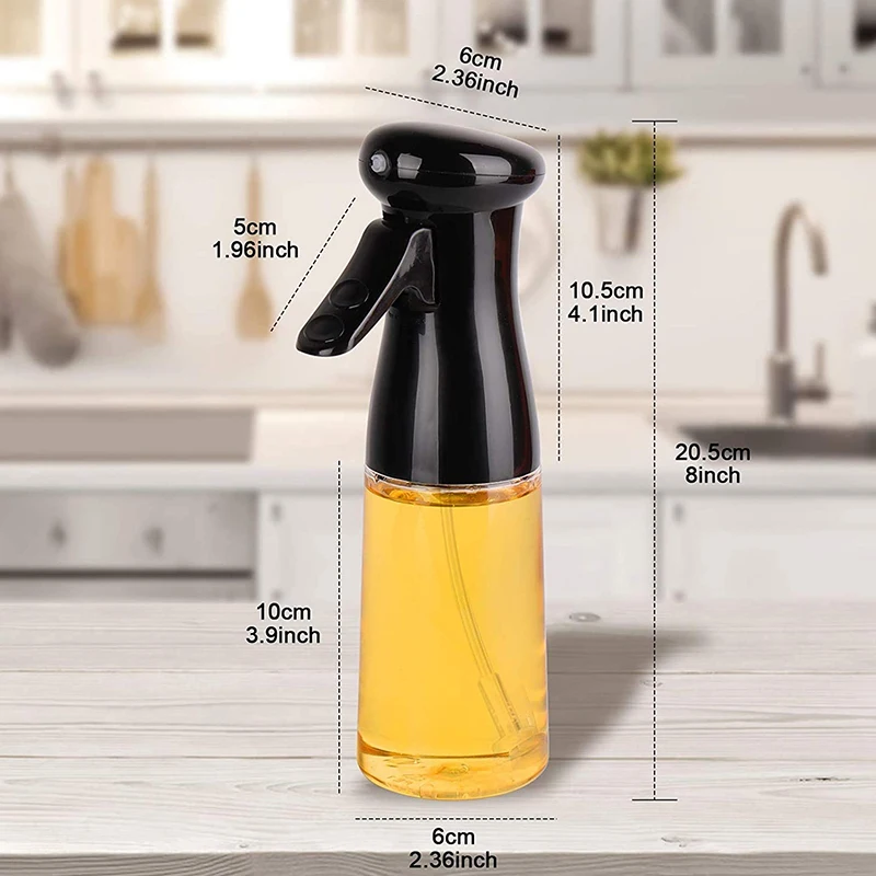Кухонная бутылка для масла 220 мл распыления распылитель уксуса приготовления