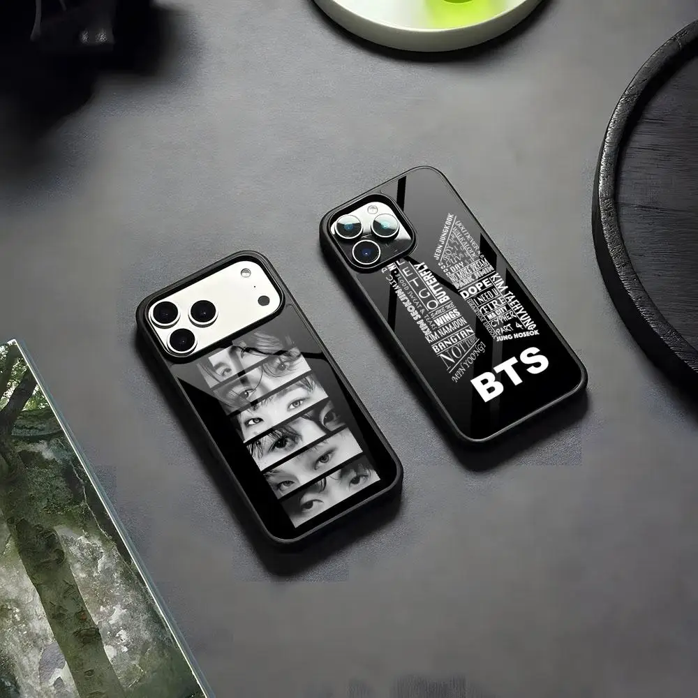 Фото Противоударный чехол Bulletproof B-bts-BOYS из силикона и поликарбоната (PC+TPU) для iPhone 17, 16, 14, 11, 12, 15, 13 Pro Max, 8, 7, 6 Plus, X, SE, XR, жесткий чехол №1