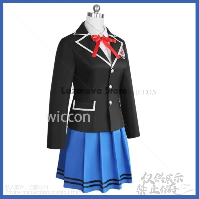 Аниме Дата Косплей A Live Tobiichi Оригами Костюм Парик Япония Корея JK Школьная форма