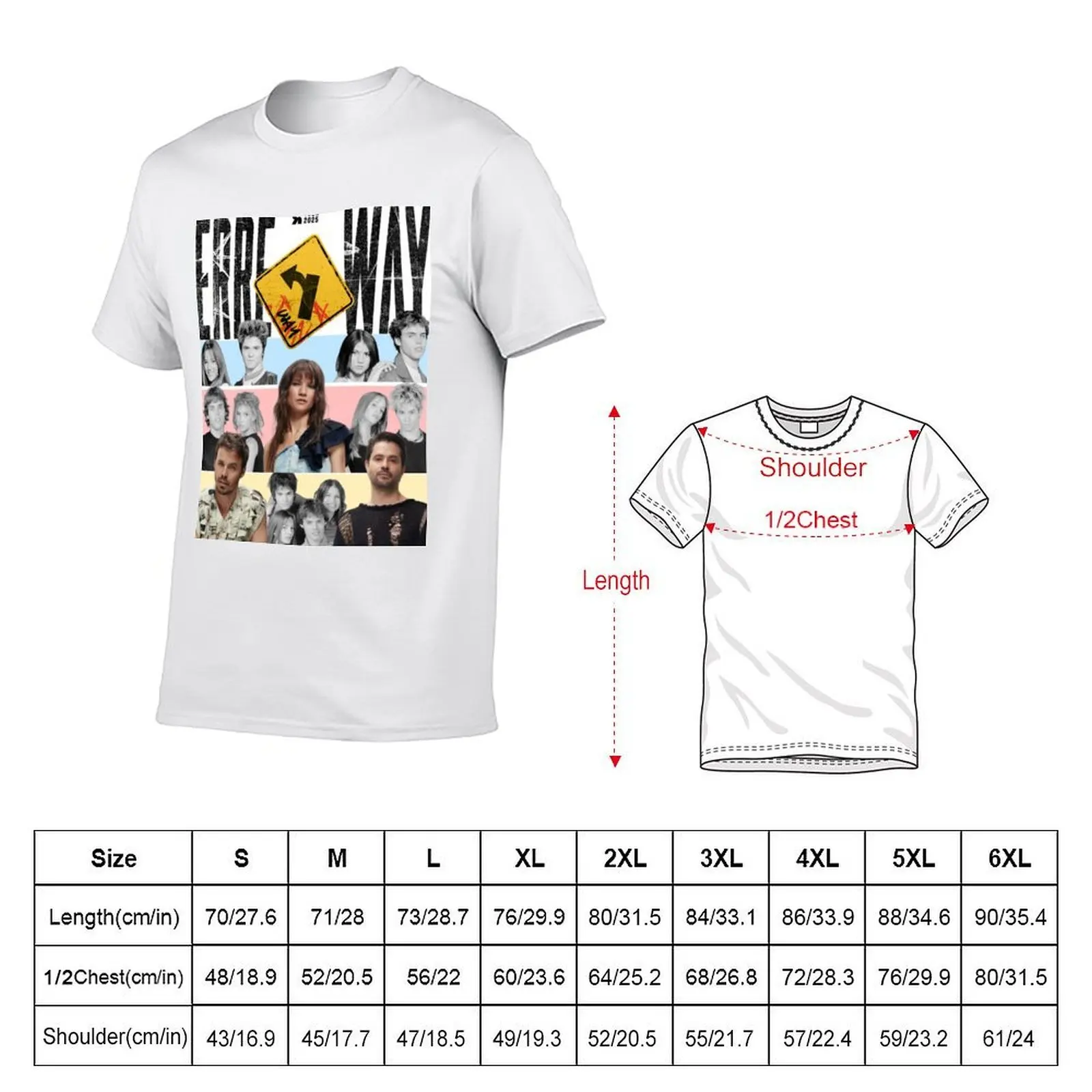 Фото Футболка Erreway Tour 2025, рабочая, повседневная, утилитарная №2