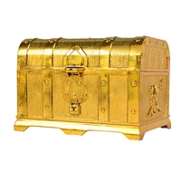 pirate treasure chest decorative treasure chest keepsake jewelry box plastic toy treasure boxes party decor large size electr