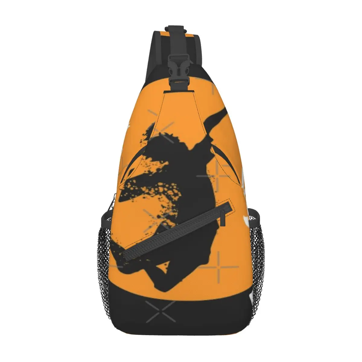 

Нагрудная сумка Haikyuu с логотипом, Современная Вместительная дорожная нагрудная сумка через плечо, настраиваемая по диагонали