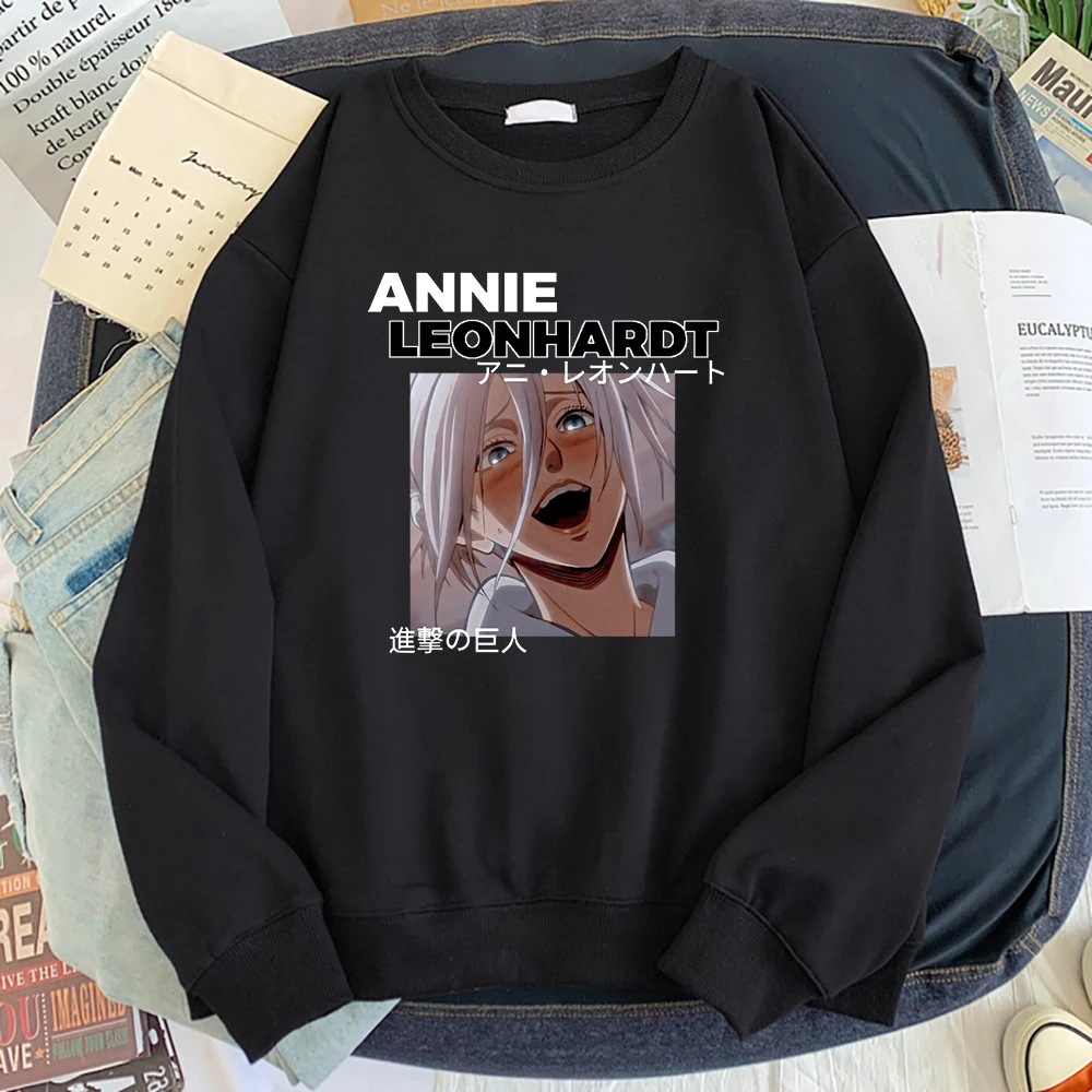 

Leonhart Attack On Titan Manga Streetwear Women Men Casual Loose Hoodies Soft Sports Sweatshirts Harajuku Hip Hop Male Pullover