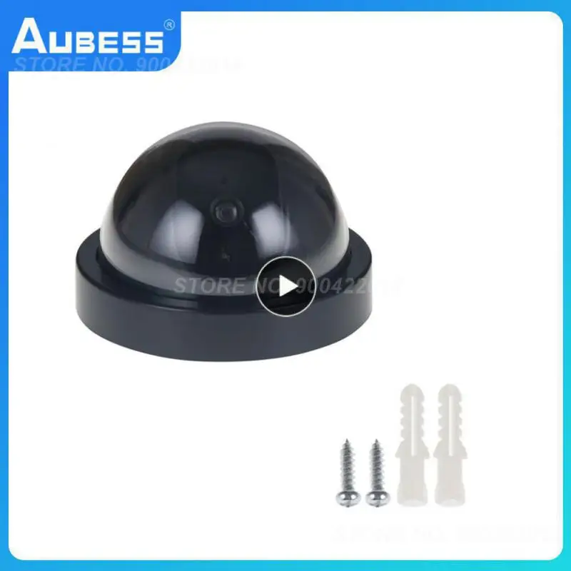 

Simulation Camera Fake Dome Camera CCTV Security Camera Indoor With Flashing Red Dummy LED Light Fake Surveillance Camera