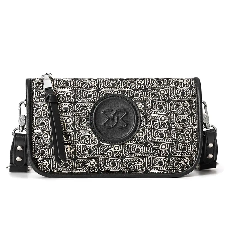 2023 New Fashion Men's and Women's Shoulder Bag Small Square Bag Korean Trendy Crossbody Bag Shoulder Bag