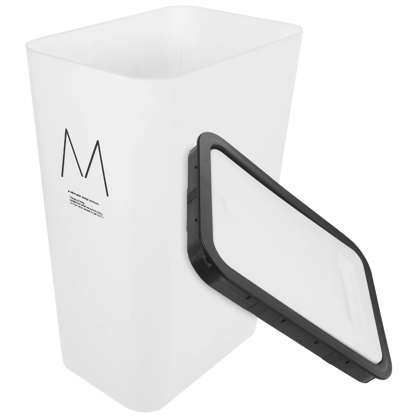 

Trashcan Lid Rectangular Wastebasket Garbage Can Lid Trash Holder Kitchen Trash Can Garbage Holder