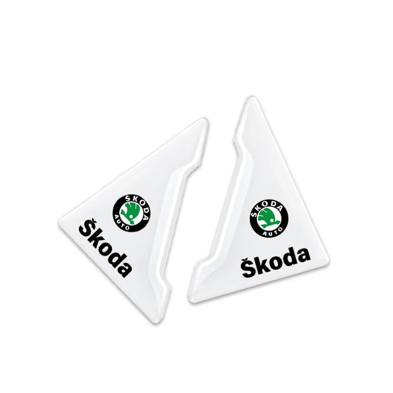 

Для Skoda Octavia Rapid Kodiaq Karoq Fabia угловая крышка двери автомобиля, прозрачная наклейка для предотвращения столкновений, клейкие резиновые аксессуары
