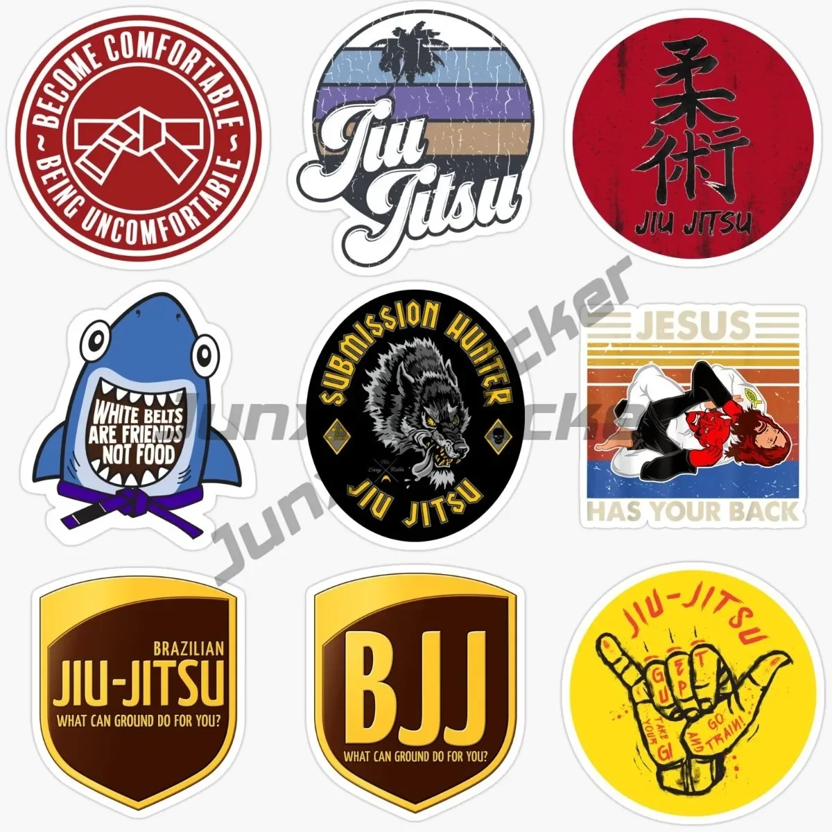Бразильская наклейка для джиу-джитсу ноутбук сноуборд аккумулятор