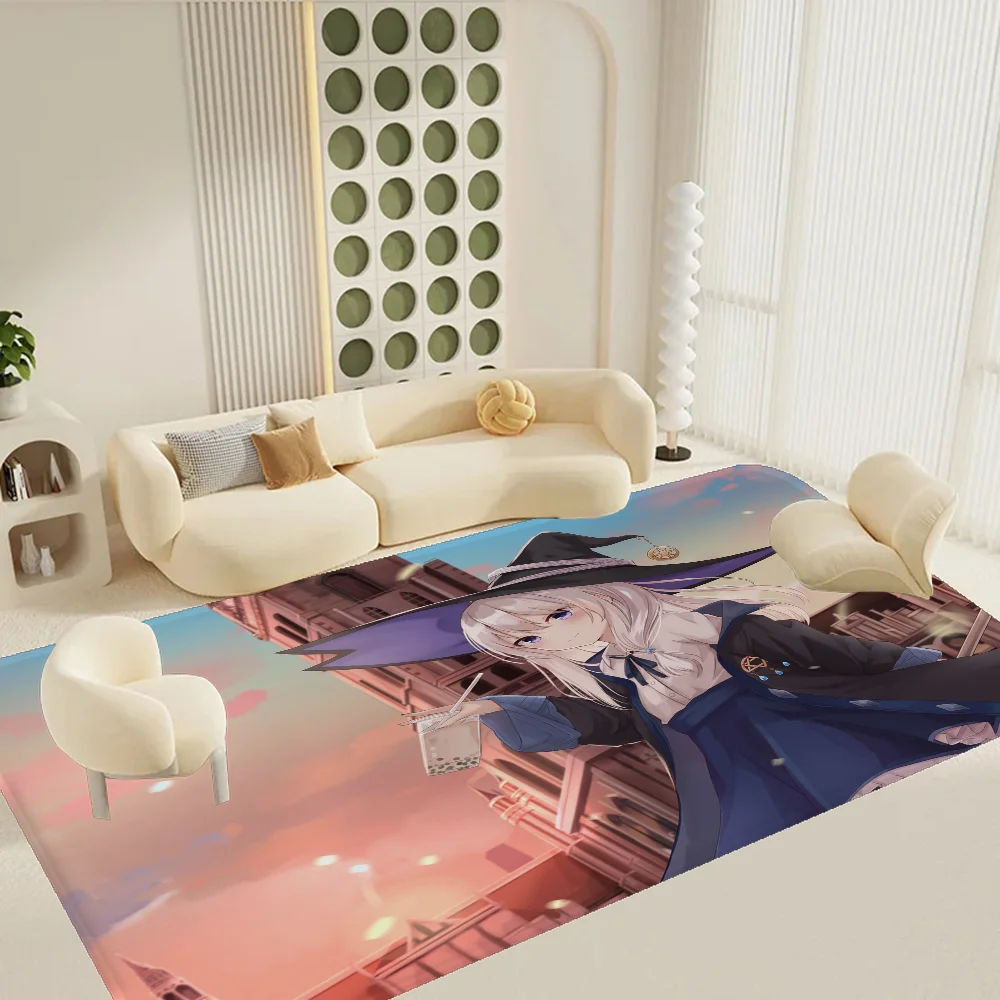 Majo No Tabitabi Door Mat Washable Non-Slip Living Room Sofa Chairs Area Kitchen Toilet Rug