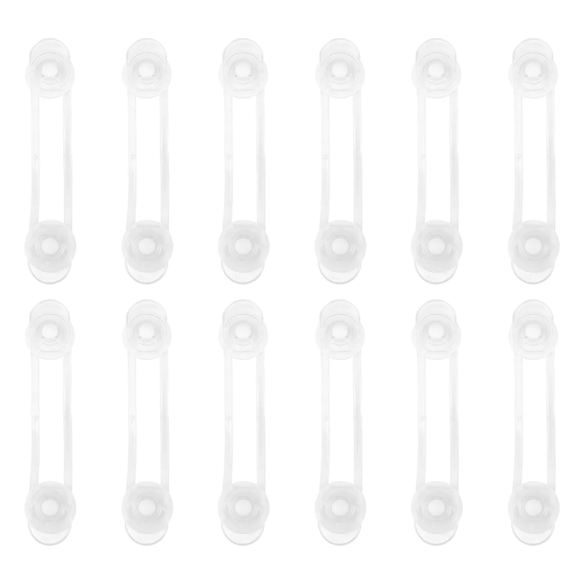 

12 Pcs Refrigerator Lock Kids Child Safety Drawer Locks Latch Cabinet Cupboard Baby For
