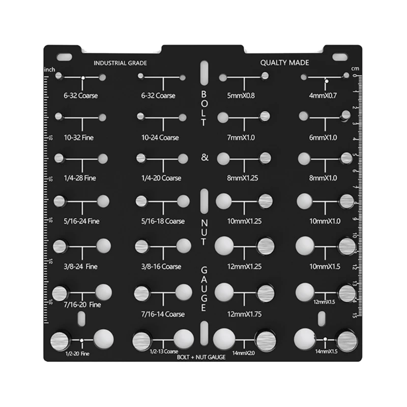 Болт гайка винт инструмент для проверки резьбы измеритель со стандартными 14 и