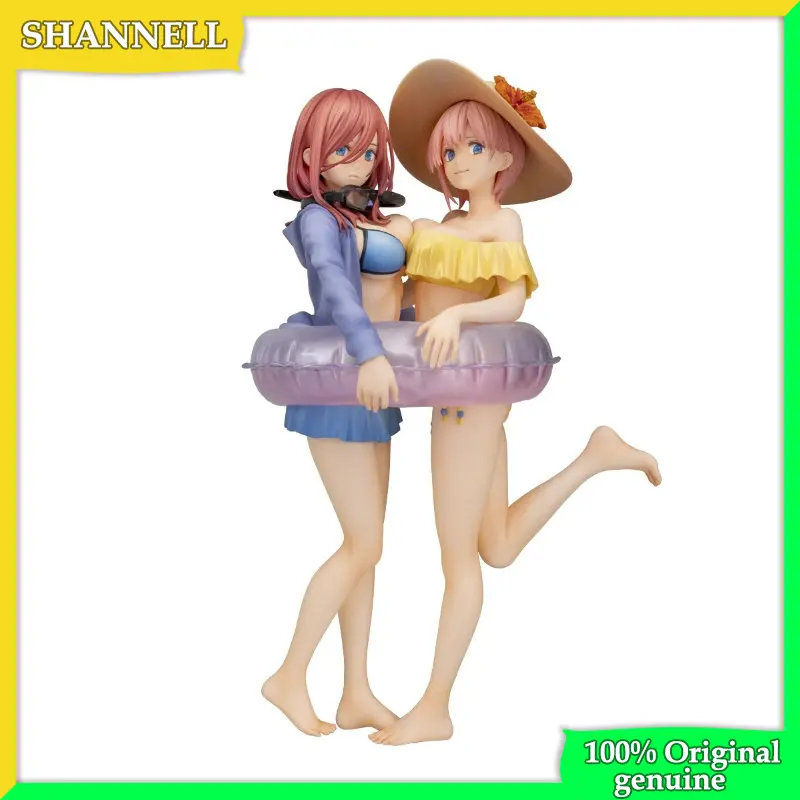 

The Quintessential Quintuplets / 5toubun no hanayome Nakano Miku Nakano Ichika 100% Original genuine PVC Action Figure Model