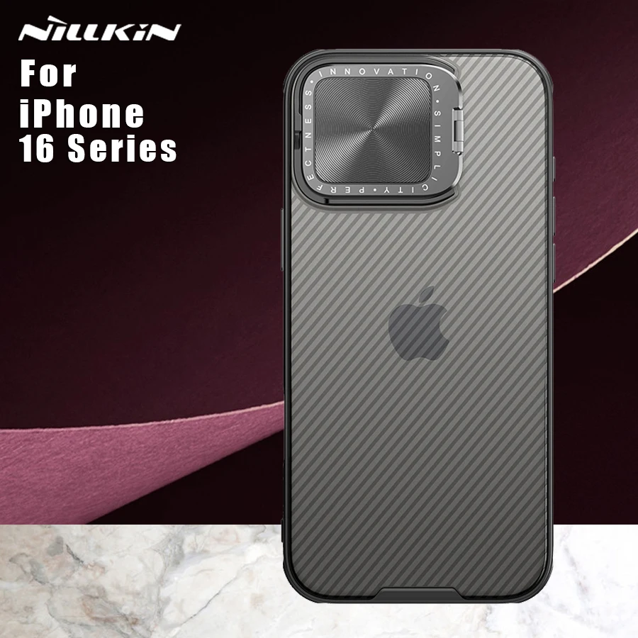 Чехол для iPhone 16 Pro Max / Nillkin CamShield Prop прозрачный защитный чехол задней крышки