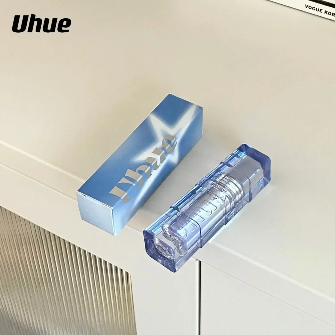 Зеркальная водоглазурованная глазурованная губная помада Uhue красивая холодная