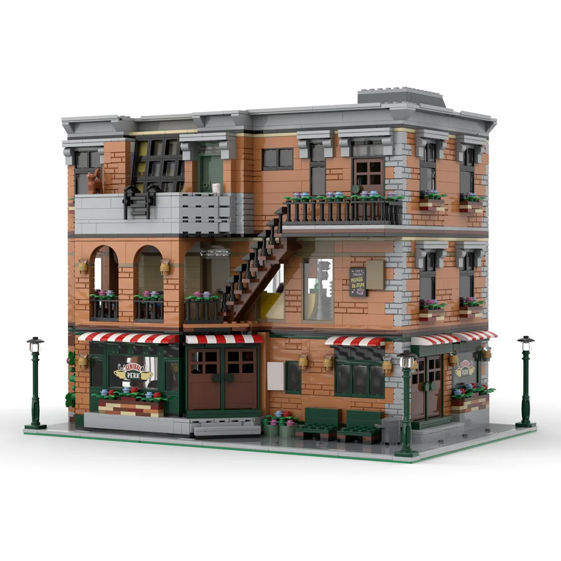 

4642Pcs MOC-79570 Friends Apartment City Modular Building DIY Blocks Toy (Designed by kim Artisan)