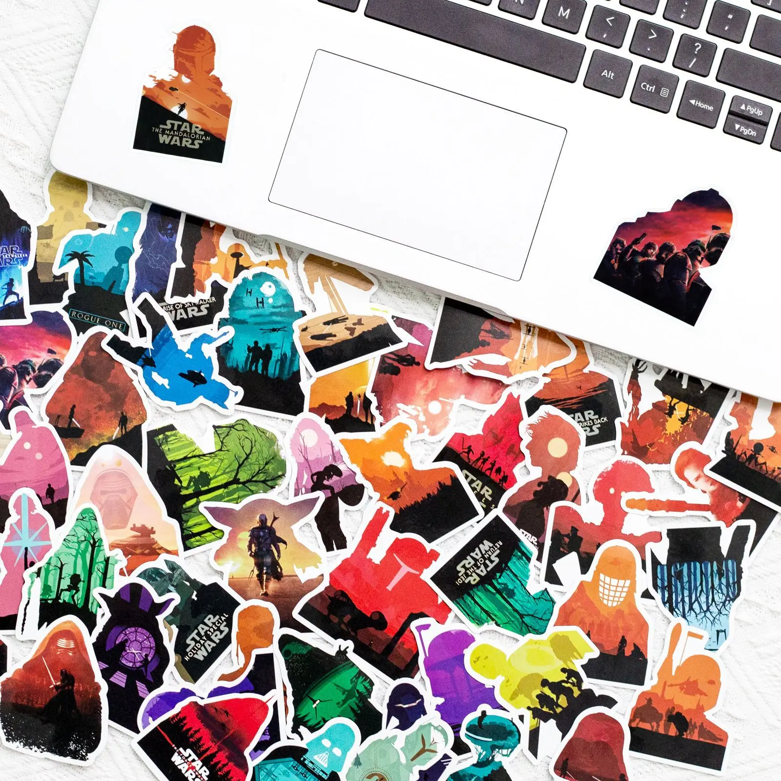 50 шт./партия водонепроницаемые аниме-наклейки Звездный истребитель - купить по