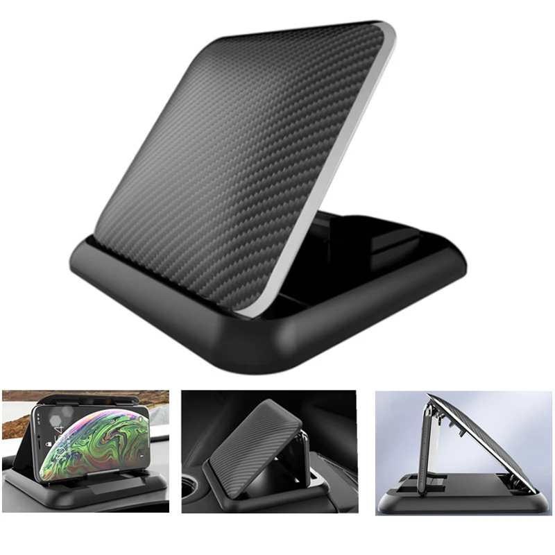 

Universal Car Phone Holder Mount Dashboard Phone Holders for Car Anti-Slip Silicone Suction Pads Adjustable Smartphone Support