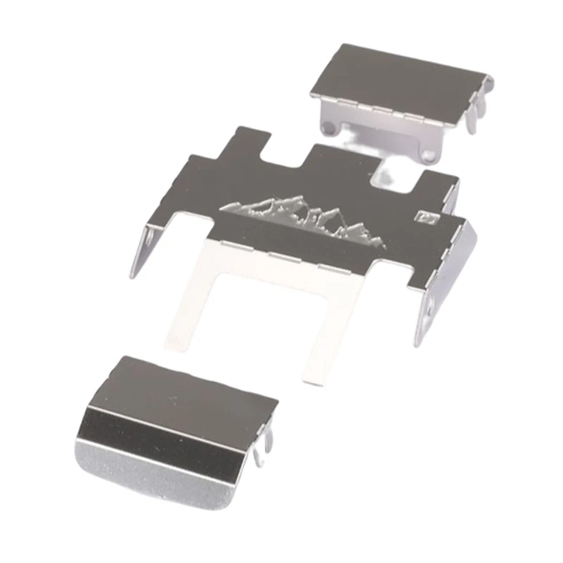 

3PCS Stainless Steel Chassis Armor Axle Protector Skid Plate For Traxxas TRX4M TRX4-M 1/18 RC Crawler Car Upgrade Accessory Kit