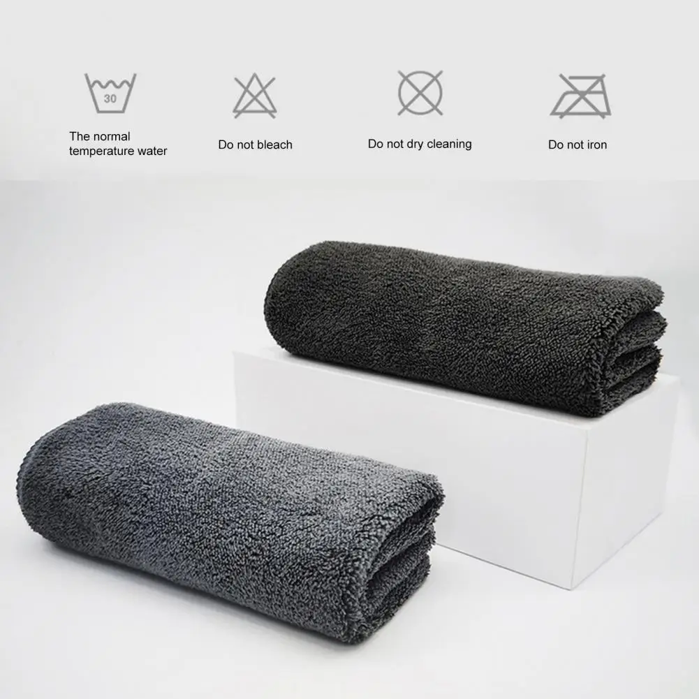 

Practical Solid Color No Shedding Scratch-Free Car Cleaning Polishing Cloth for Home Car Wash Towel Car Washing Cloth