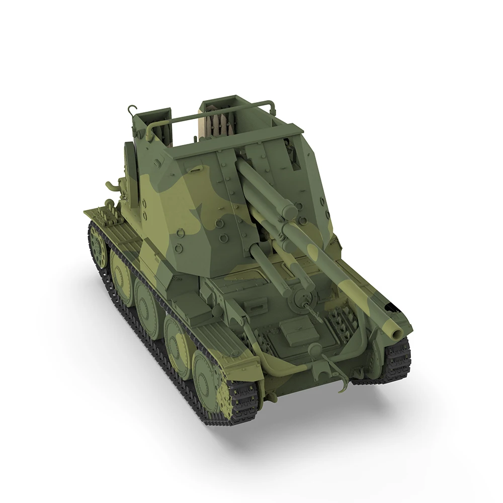 

SSMODEL 48736 V1.6 1/48 3D Printed Resin Model Kit Sweden Tank Destroyer Pvkv II