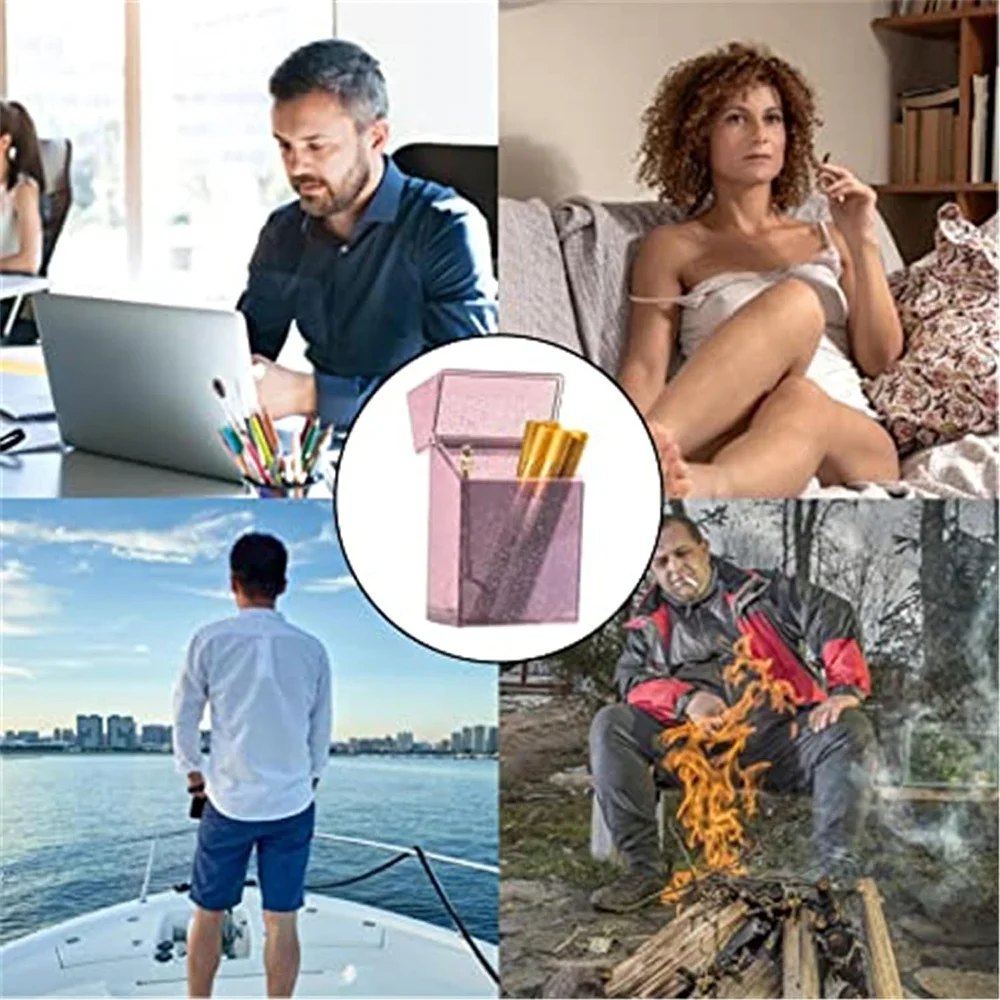 Портативный чехол для сигарет яркий сигар контейнер курения карманный