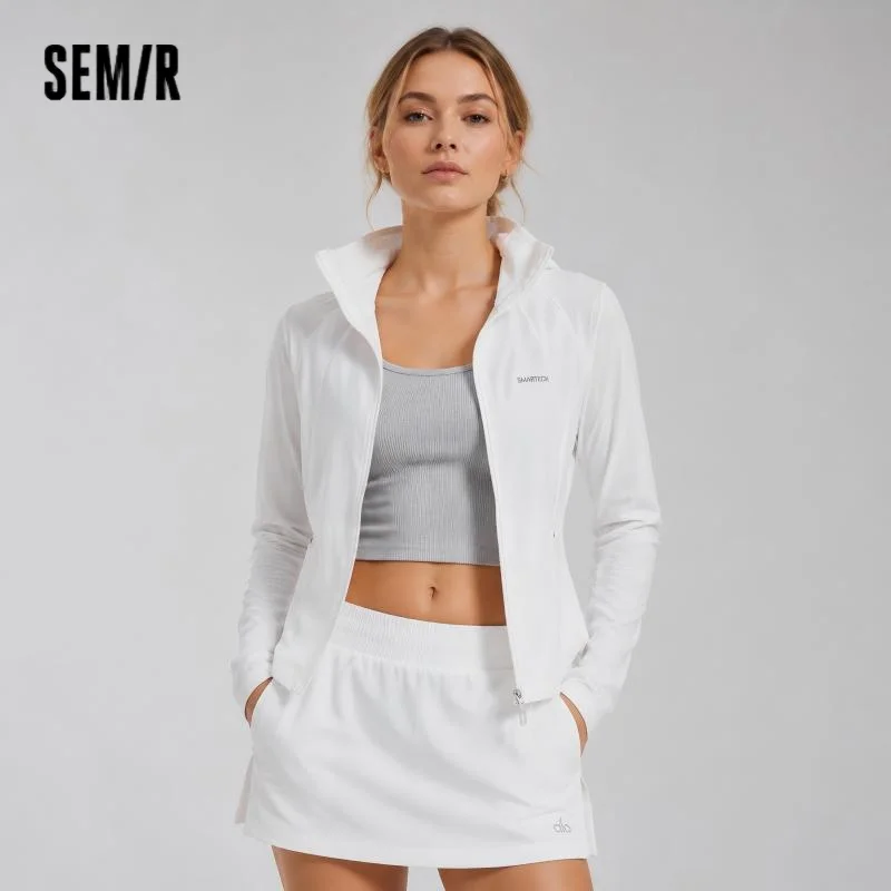 Фото Женская куртка Semir с защитой от ультрафиолета, охлаждающая, дышащая, влагоотводящая, высокоэластичная, с рукавами реглан, для походов и активного отдыха, модель 202 №1