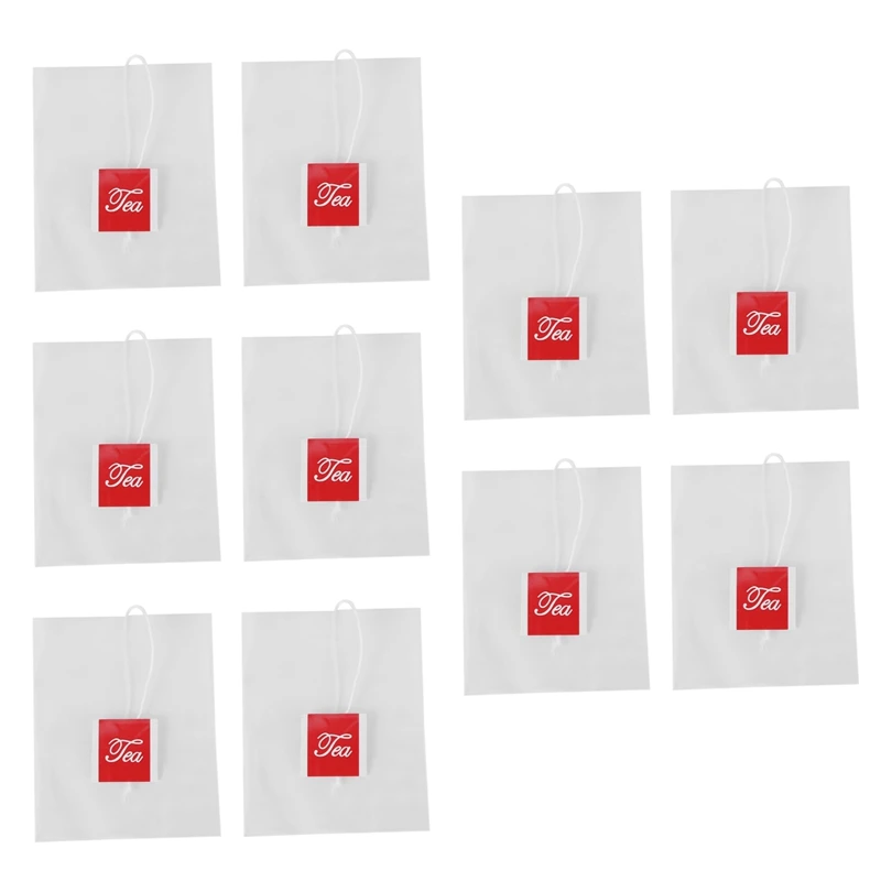 

5000Pcs 5.5 X 7Cm Pyramid Tea Bag Filter Nylon Tea Bag Single String Label Transparent Empty Tea Bag-FS-PHFU