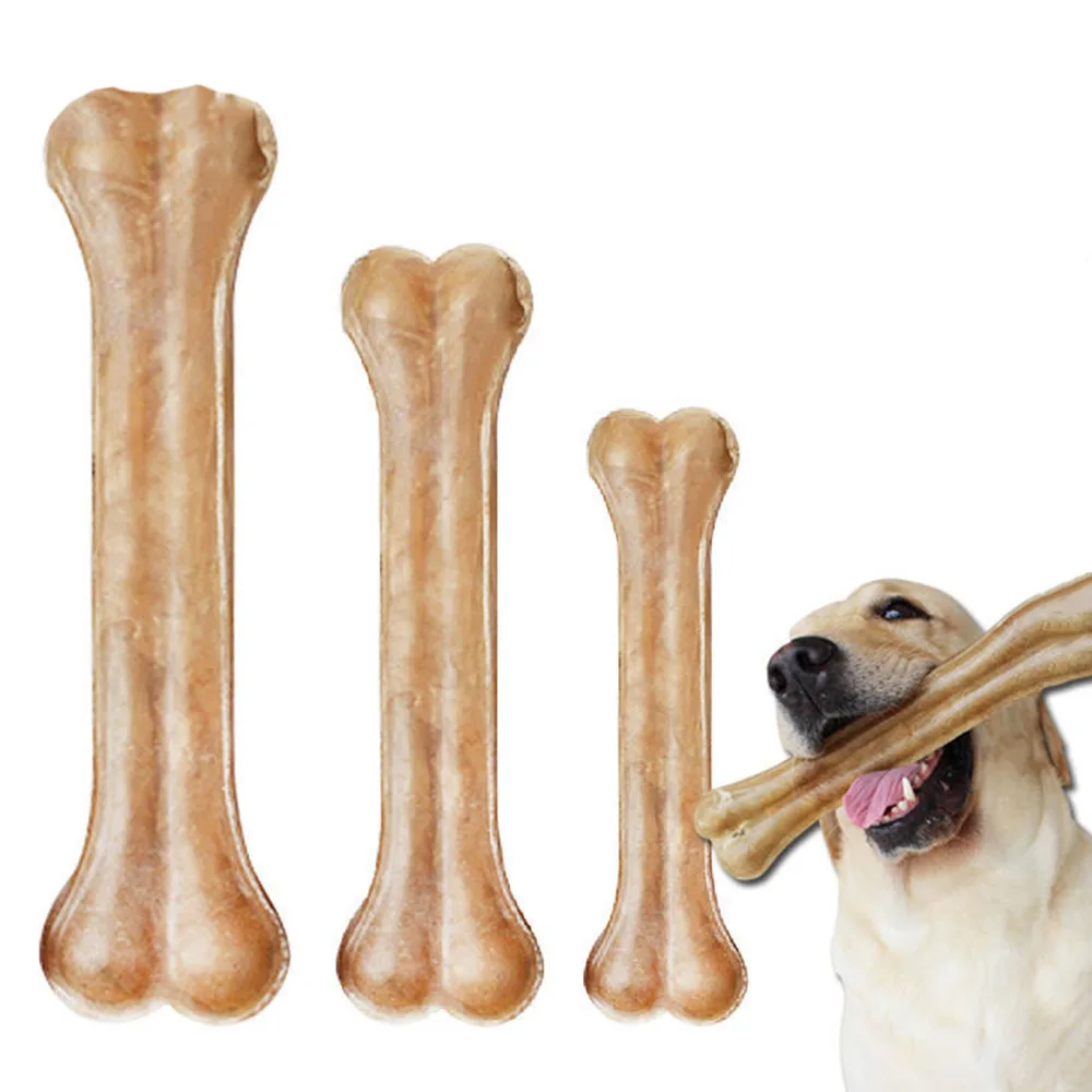 

Anti-bite Natural Dental Toys Made Chew Of Strong Bone Chewing Dog Dog Dog Non-toxic Pet Cowhide Toy Stick Teeth Clean Care Toy