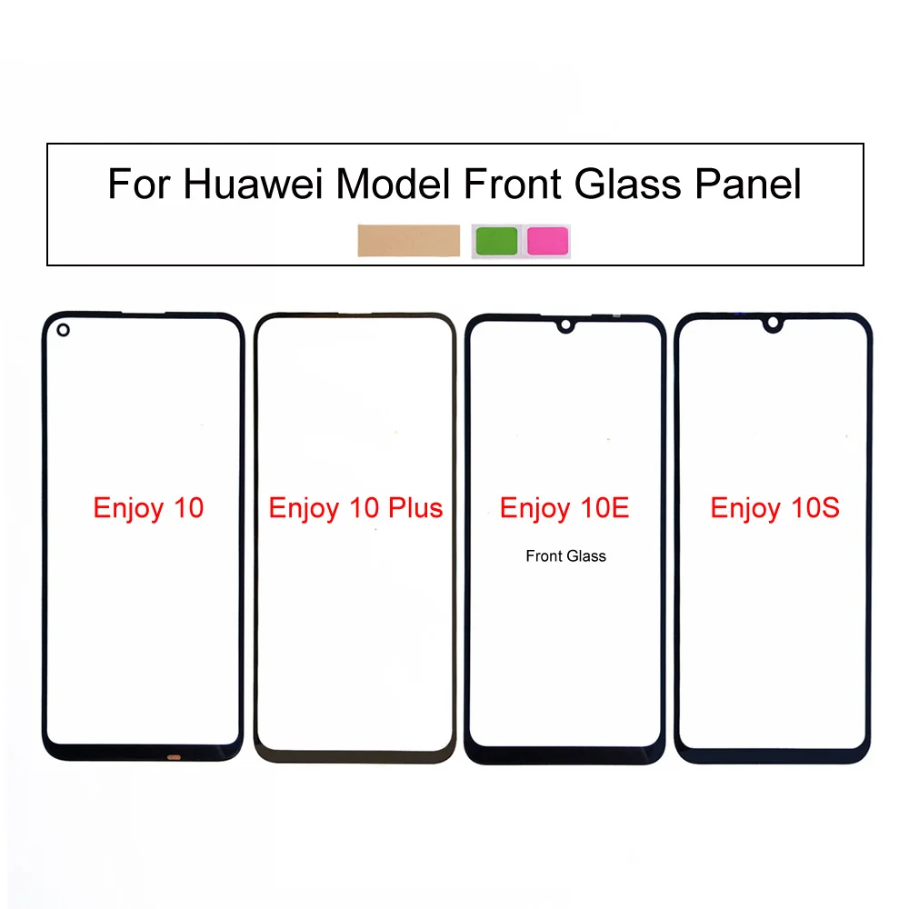 Для Huawei Enjoy 10 Plus 10S 10E панель сенсорного экрана фотоэлемента/фотоэлемента Передняя стеклянная панель запасные части